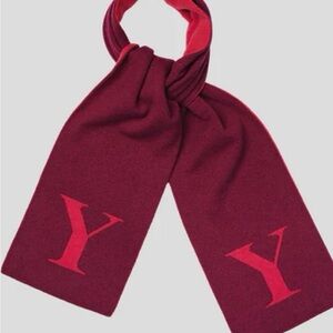 Hades Wool Burgundy and Pink Scarf